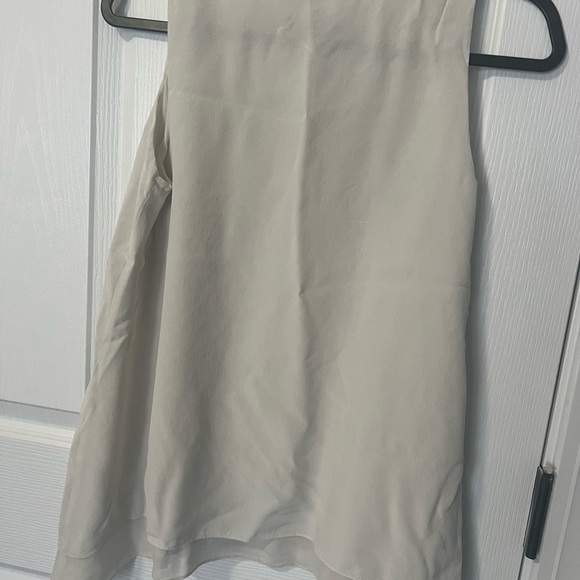 Eileen Fisher sheer tank blouse - Picture 4 of 5